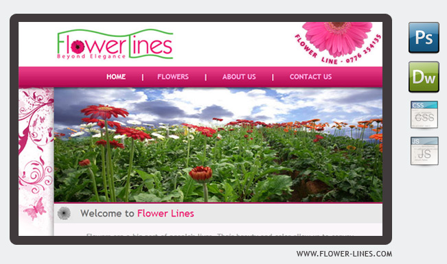 flower lines website